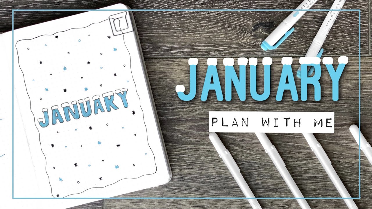 PLAN WITH ME || January 2021 Bullet Journal Setup