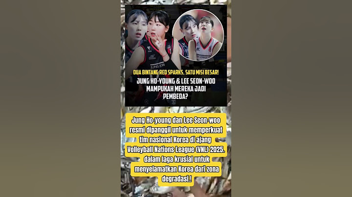 Dua bintang Red Sparks, satu misi besar! #redsparks #volleyball #megawati #koreanvolleyball #fyp