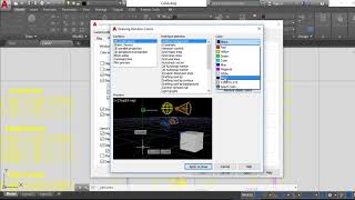 Configuración de colores de fondo grilla - Tamaño de cursor en  AutoCAD