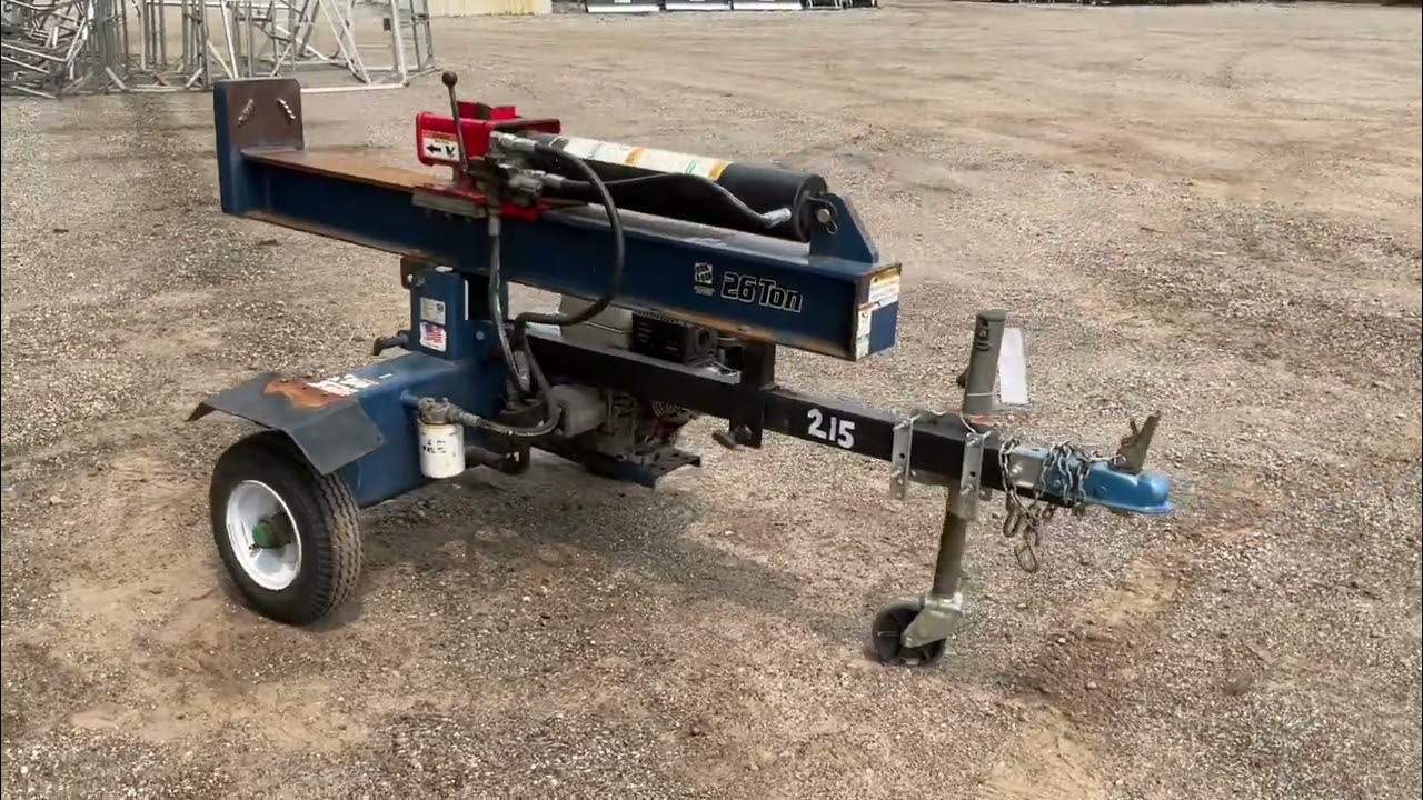 2015 Iron & Oak 26 Ton Log Splitter BHVH2613GX E Repocast YouTube