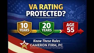 VA Rating Reductions: The 10-Year, 20-Year & Age 55 Rules Explained
