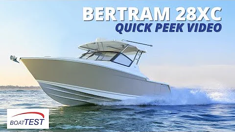 Bertram 28XC Video 2022 by BoatTEST.com
