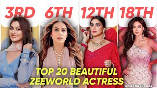 Top 20 Beautiful Zeeworld Actress 2024 Who Takes The Crown As The Queen Of Zeeworld