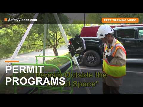 Permit-Required Program - Procedures, roles, equipment, rescue (free training video preview)