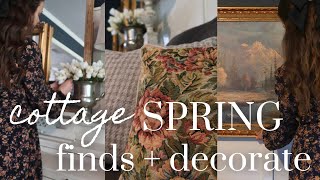 Wonderfully Charming Spring Cottage Finds || Decorate with Me || Cottage Style