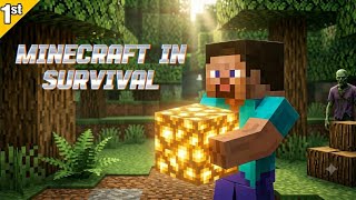MINECRAFT in survival mode || latest update || block ad gameplays