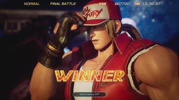 FIGHTING EX LAYER Terry Bogard Arcade Playthrough