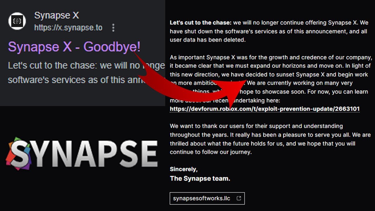 Toxin on X: Wow, RIP Exploit users INCLUDING Synapse X. Byfron