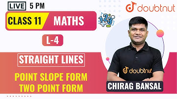 𝐒𝐭𝐫𝐚𝐢𝐠𝐡𝐭 𝐋𝐢𝐧𝐞𝐬 | 𝐏𝐨𝐢𝐧𝐭 𝐒𝐥𝐨𝐩𝐞 𝐅𝐨𝐫𝐦 | 𝐓𝐰𝐨 𝐏𝐨𝐢𝐧𝐭 𝐅𝐨𝐫𝐦 | 𝐂𝐥𝐚𝐬𝐬 𝟏𝟏 𝐍𝐂𝐄𝐑𝐓 𝐌𝐚𝐭𝐡𝐬 | 𝐂𝐡𝐚𝐩𝐭𝐞𝐫 𝟏𝟎 | 𝐂𝐡𝐢𝐫𝐚𝐠 𝐒𝐢𝐫