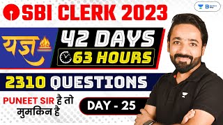 SBI Clerk 2023 | Reasoning 42 Days Crash Course | Day - 25 | Puneet Kumar Sharma