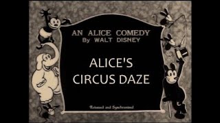 Alice's Circus Daze (1927)