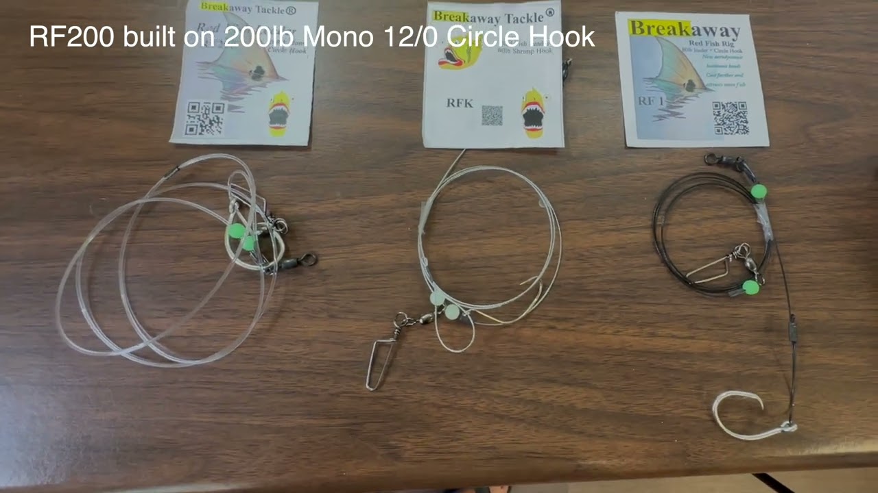 How to Tie Short, Circle-Hook Rigs for Bull Redfish