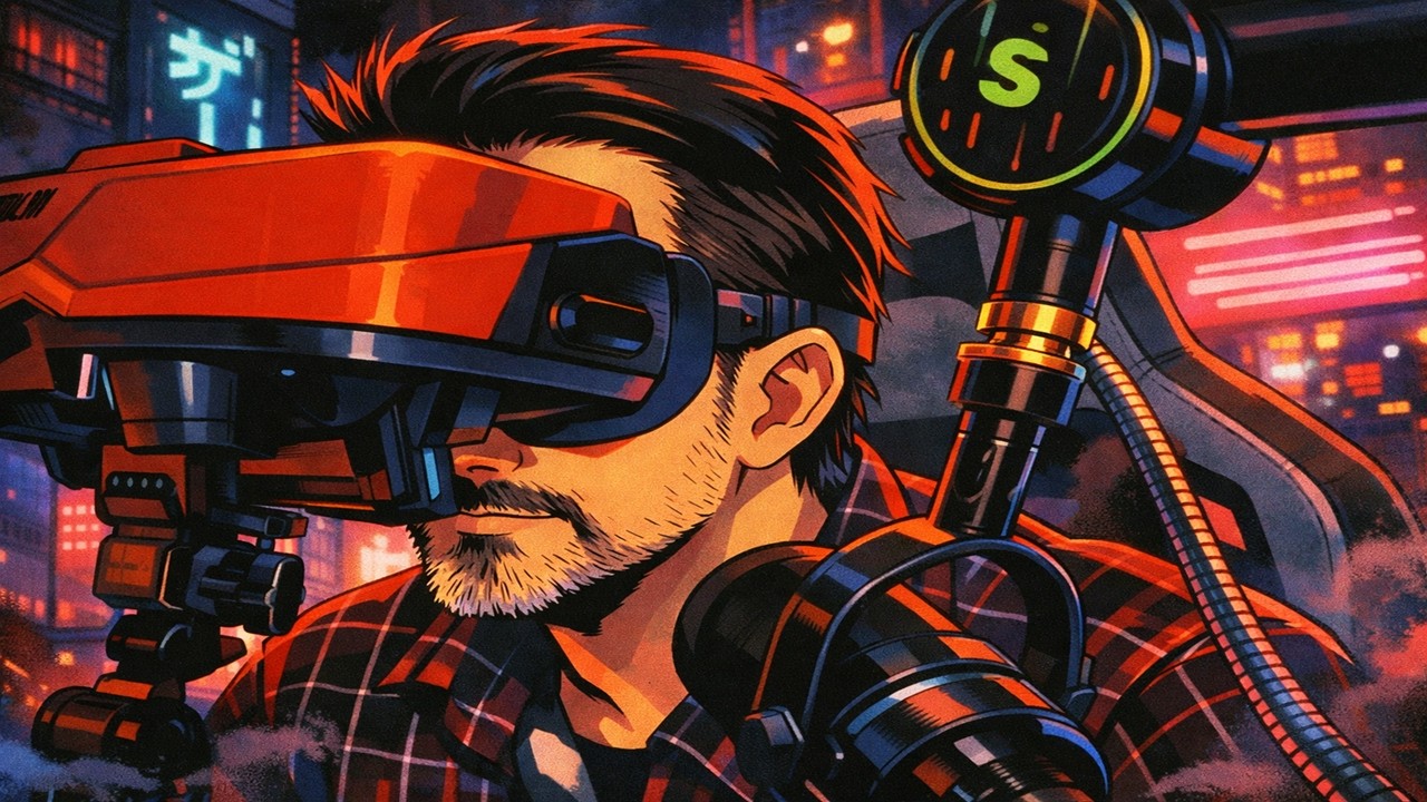 40 SOMETHING YEAR OLD MAN CRASHES OUT OVER A VIRTUAL BOY