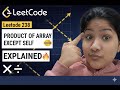LeetCode 238 Explained | Product of Array Except Self (O(n) Approach) | Java | Prefix & Suffix
