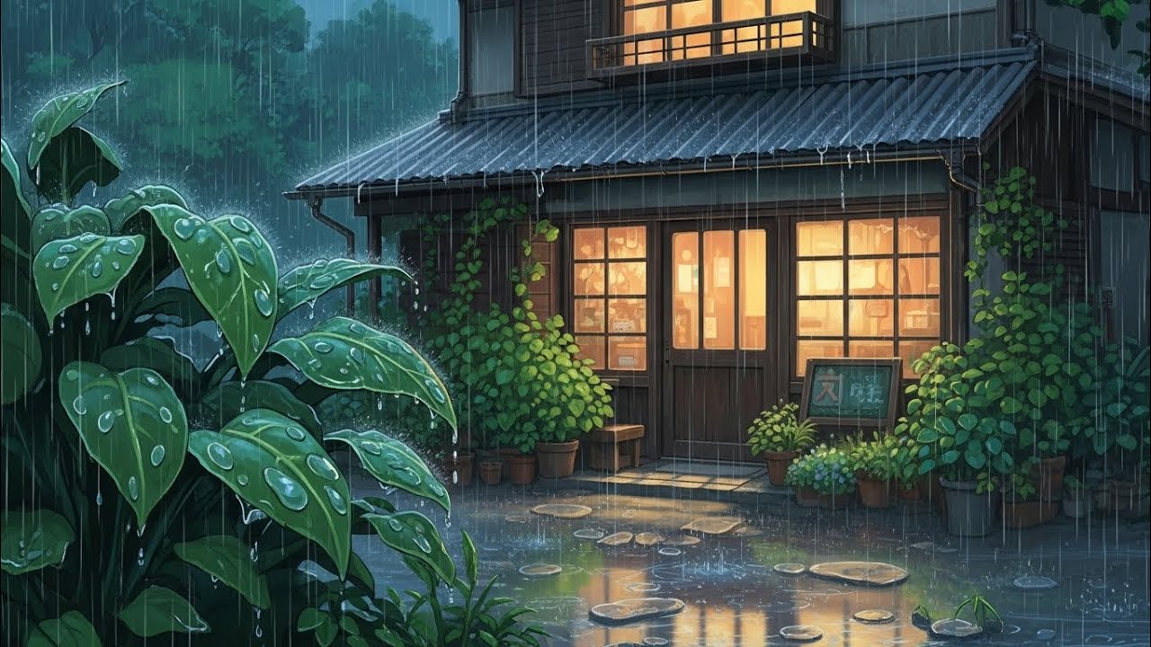 A / Rainy day in our house Cooking Jajangmyeon and watching 