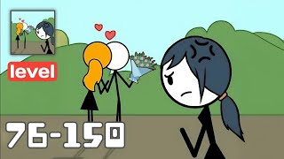 Skip Love - Gameplay Walkthrough All Levels 76-150 - Funny Stickman Brain Puzzle Game screenshot 5