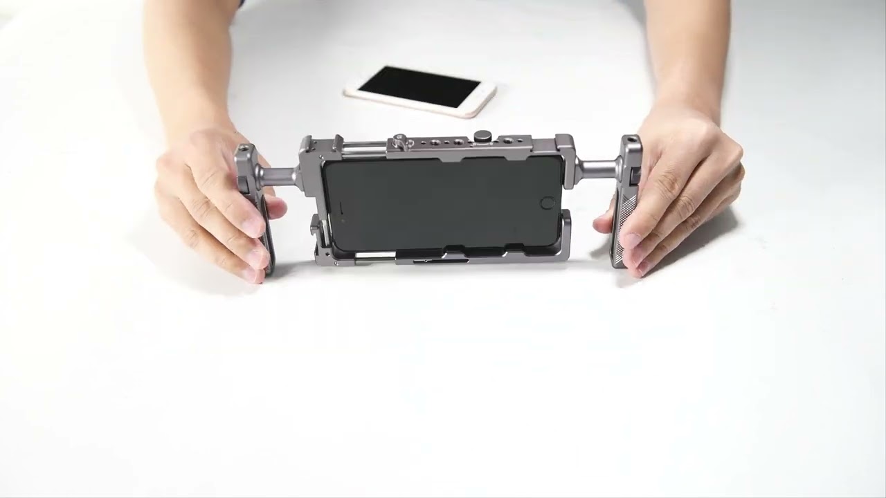 SUNWAYFOTO PCR-01 Smartphone Cage Universal Phone Video Rig Kit with Handles