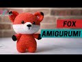 #118 | How to crochet amigurumi FOX (P1) | Crochet amigurumi Animals | Free Pattern | AmiguWorld