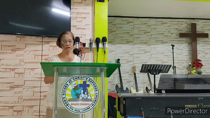 Grace Church August 29, 2020 message by Sis. Gayla...