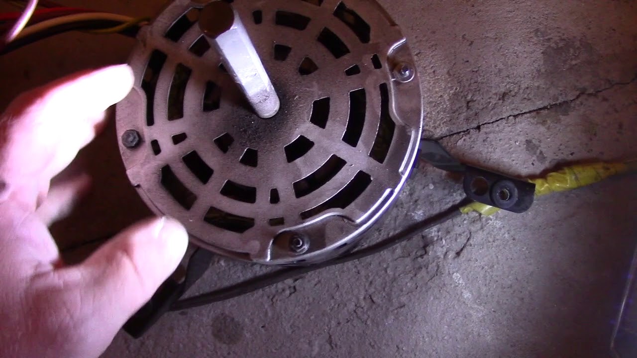 Furnace motor front bearing hack VIBRATION YouTube