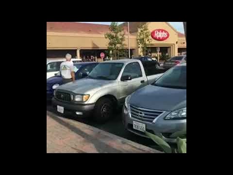 Elderly Driver Wrecks Car in Parking Lot || ViralHog