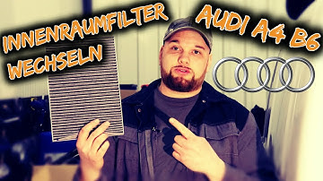 Innenraumfilter wechseln Audi A4 B5, B6 +extra Tipp gg. Wasser im Fußraum