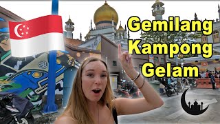 Local food at Singapore's BEST Ramadan Bazaar | Travel vlog 2024 | Gemilang Kampong Gelam