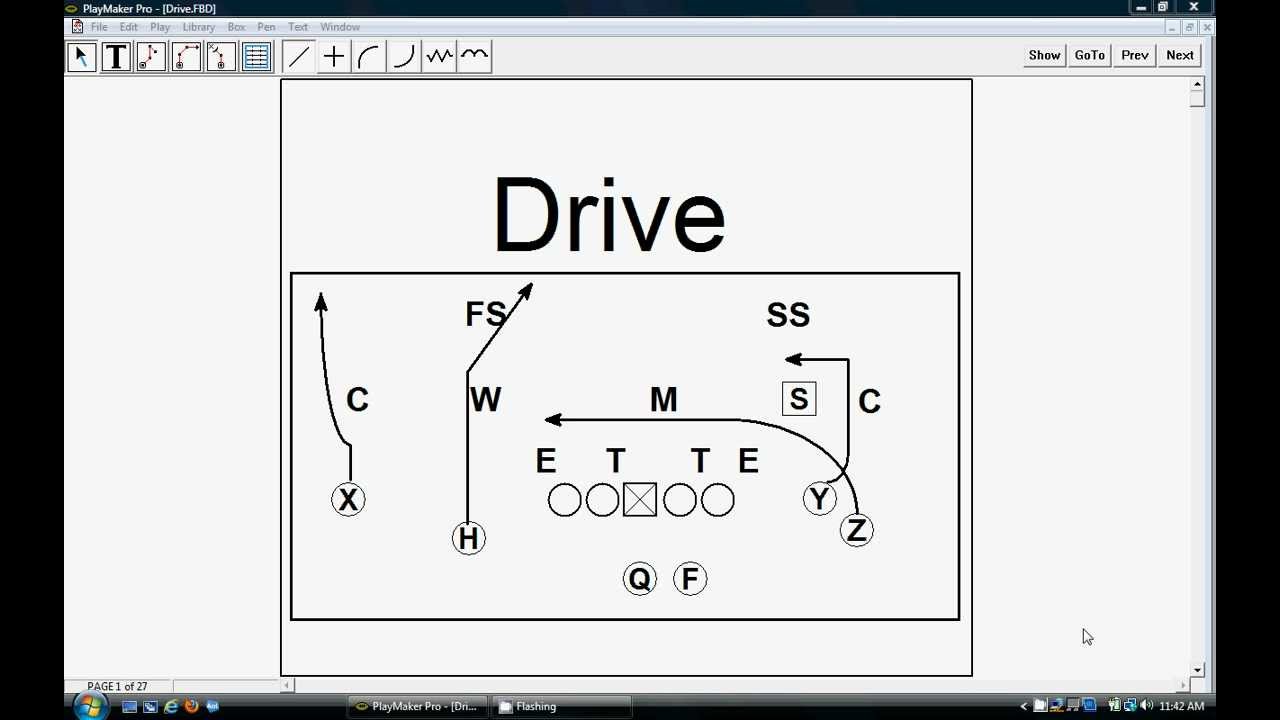 Drive Pass Play in the OLB HiLow Concept YouTube