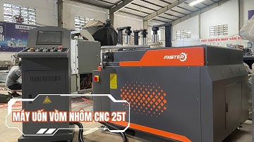 Tổng quan máy uốn vòm nhôm CNC 25T phiên bản 2025 - Huy CNC