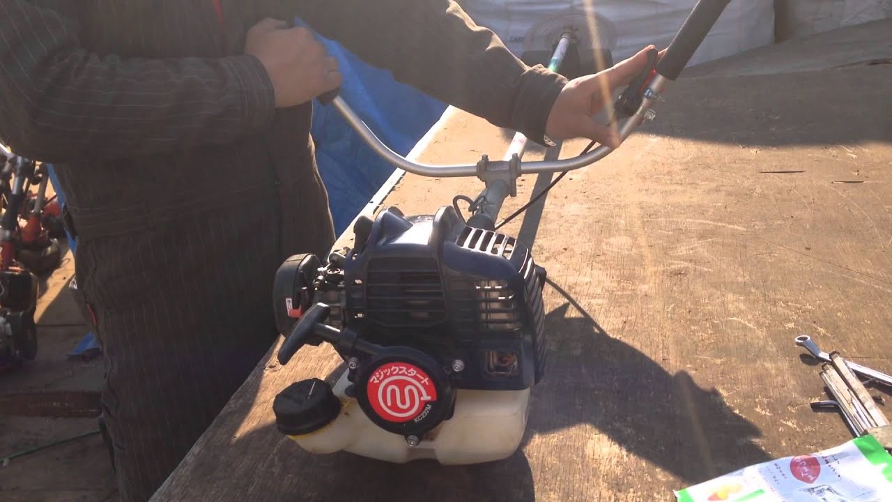 丸山製作所 刈払機BC32Mマジックスタート動作確認です