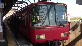 名鉄6500系金魚鉢 6519f(普通東岡崎行き)上小田井駅 発車‼️