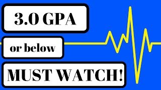 How TO GET INTO MED SCHOOL WITH A LOW GPA | ADMISSIONS SECRET!!!!!