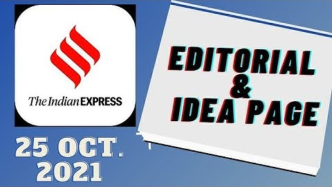 25th October 2021 | Gargi Classes Indian Express Editorial Analysis/Discussion