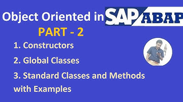 Object oriented in SAP ABAP Part -2