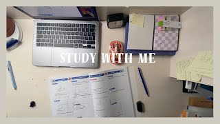 STUDY WITH ME/Background noise/no music/no break/real time/1 hours/benimle ders Çalış/1 saat