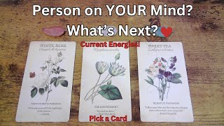 ❤Person on YOUR Mind?~ What's Next? Current Energies!❤Pick a Card #tarot #tarotreading #pickacard