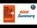 The Counterintuitive Way to a Good Life: Mark Manson Book Summary