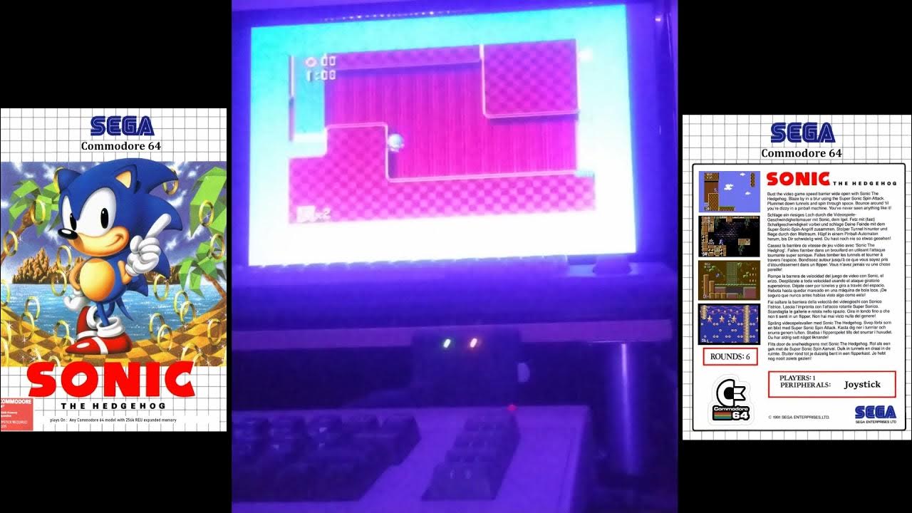 Sonic The Hedgehog Commodore 64 Youtube