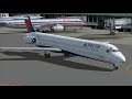 Flying the MD81 82 in FSX