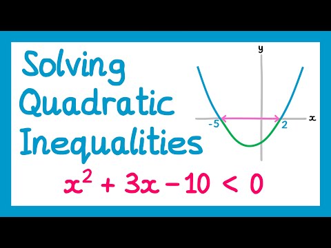 Solving Quadratic Inequalities - GCSE Higher Maths