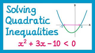 Solving Quadratic Inequalities  GCSE Higher Maths