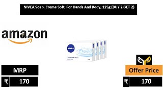 NIVEA Soap, Creme Soft, For Hands And Body, 125g BUY 2 GET 2 screenshot 3