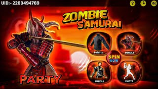 Zombie Samurai Bundle কবে আসবে😍 Confirm Date | Cobra Mp40 Return Bd Server | Free Fire New Event