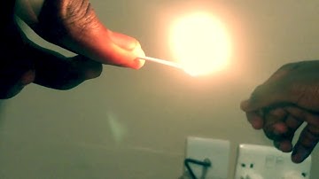 How to light a match without a Tinderbox