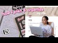 how i plan & organise my life! (notion, productivity...)