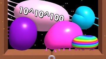 BLOB MERGE 3D ( jelly 2048) 🆚 spooky long head 2048 Gameplay part 27