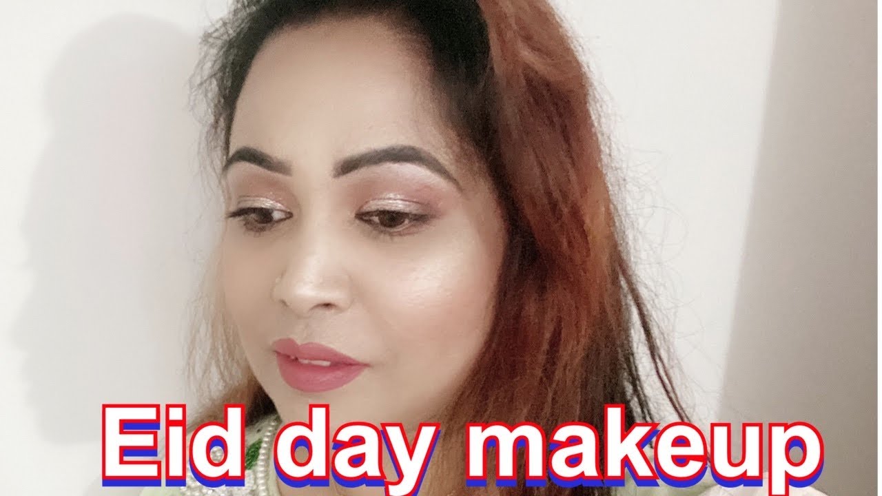 Eid makeup look 2020/simple makeup tutorial/without foundation makeup