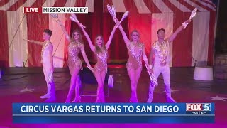 Circus Vargas Jugglers On FOX 5 Morning News