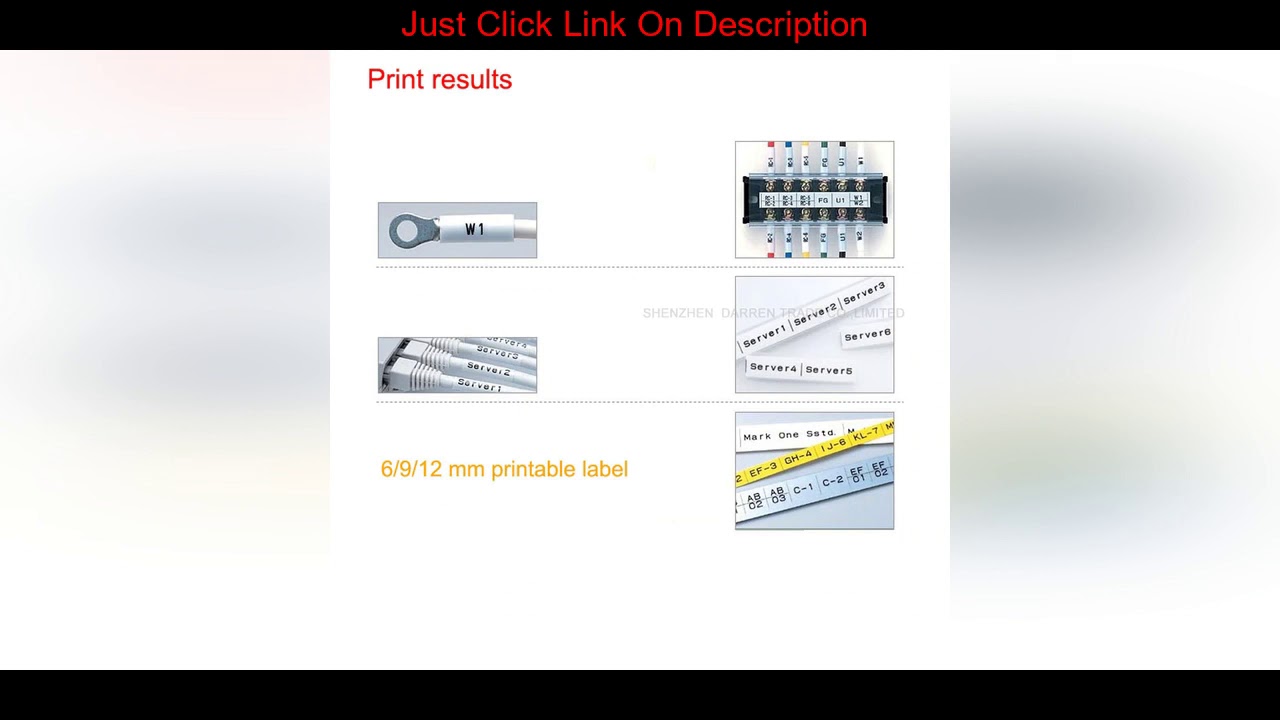 Best PVC Tube Printer Shrinkable Tube Electronic Lettering Machine Shrinkable Cable ID Printer Wire
