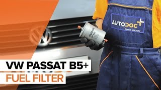 How to replace Fuel filters on VW PASSAT Variant (3B6) - video tutorial